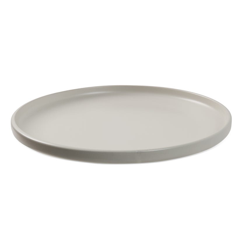 Ceramic Dinner Plate, Matt Cream - 27cm