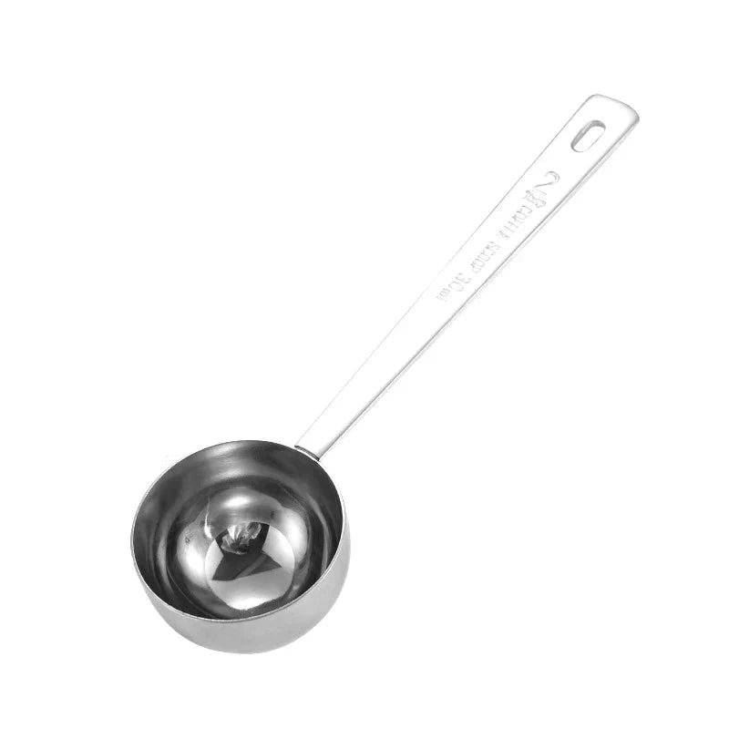 Stainless Steel Scoop Measuring Milk Coffee Bean Long Handle Spoon