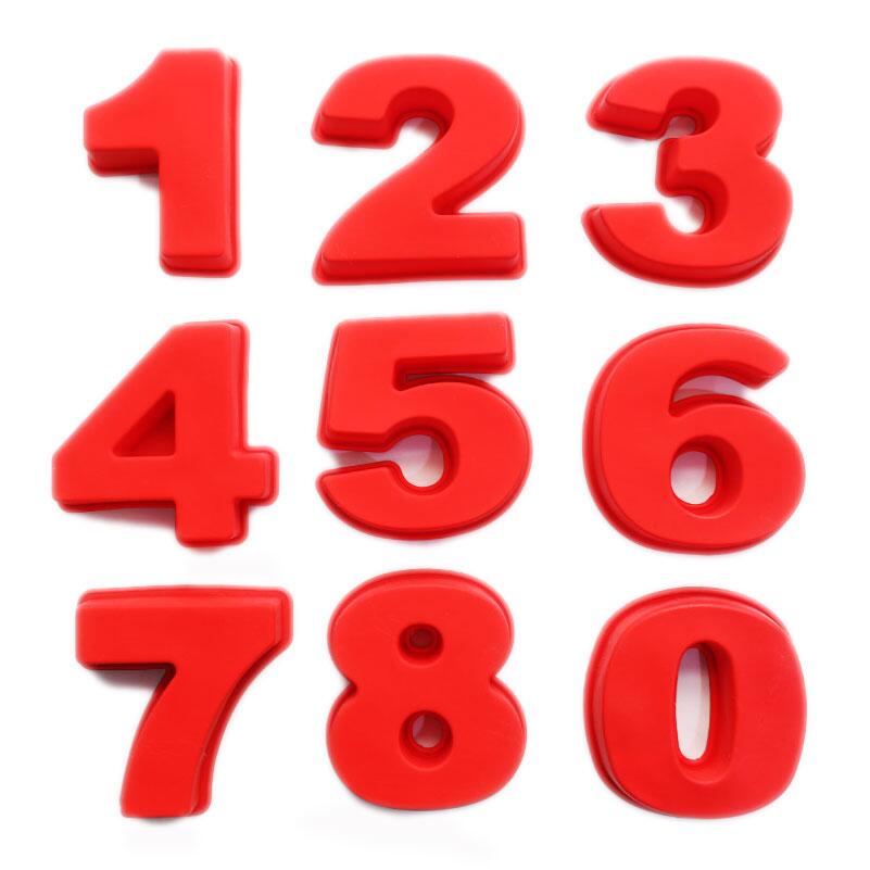 10" Silicone Number Cake Mold Perfect for Number Shaped Cakes