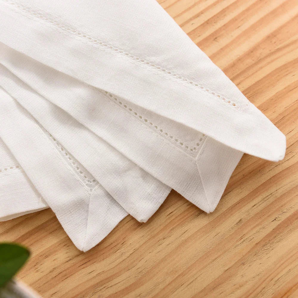 12pcs Linen Party Table Cloth Dinner Napkin Restaurant Napkins