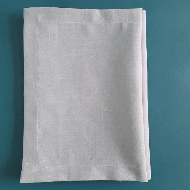 12pcs Napkins Cotton Fabric Napkin Table Dinner Napkins For Party