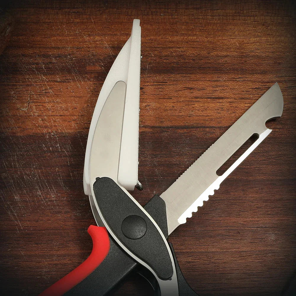 2 in 1 Multifunction Stainless Steel Kitchen Scissor With Handle