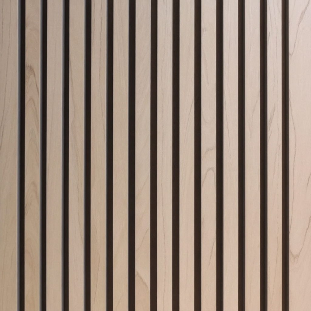 Premium Acoustic Slatted Wall Panel – Multiple Colours