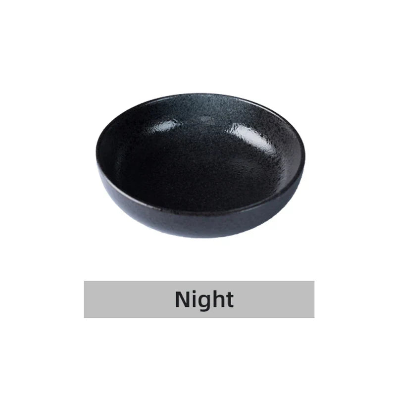 6/8/10" Deep Shallow Ceramic Dinner Dish Porcelain Tableware Plate