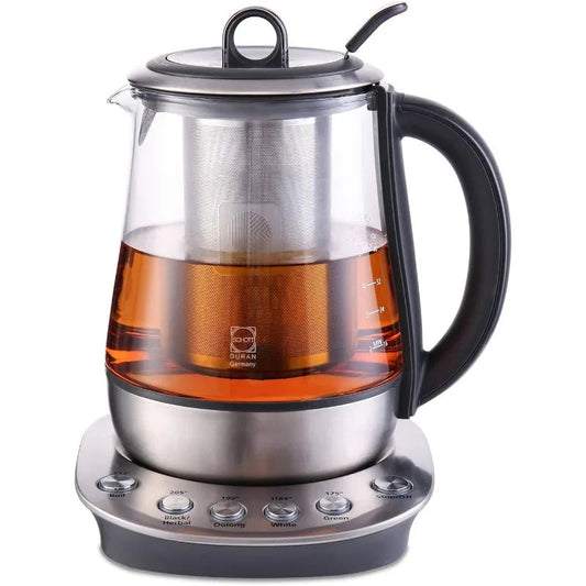 Stainless Steel Electric Kettle Removable Infuser Auto Keep Warm