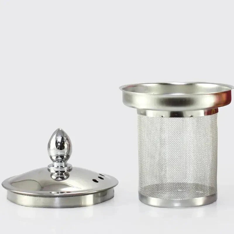 Stainless Steel Water Kettle Flower Pattern Palace Tea Pot Tea Kettle