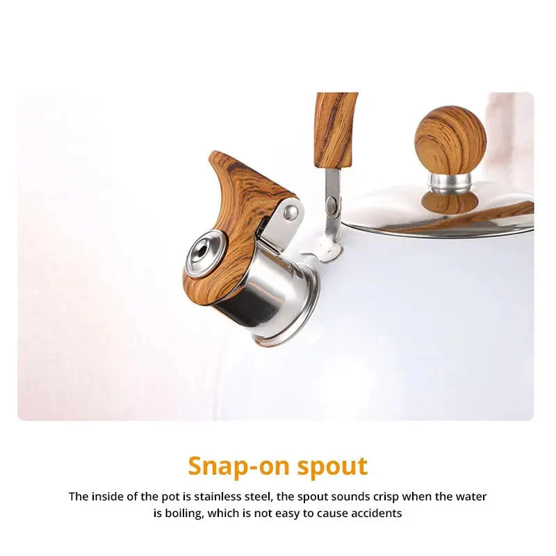 Stainless Steel Whistle Kettle Thickened Kettle Gas Induction Kettle