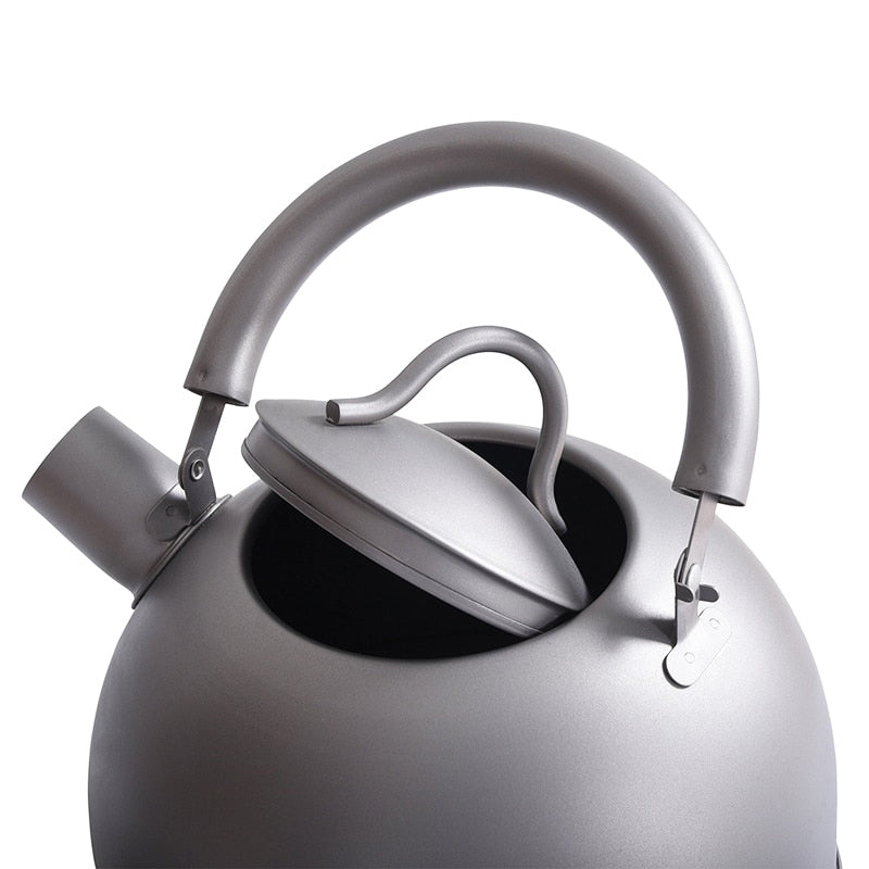 Titanium Whistling Kettle Big Capacity Water Jug Tea Pot Stovetop Pot
