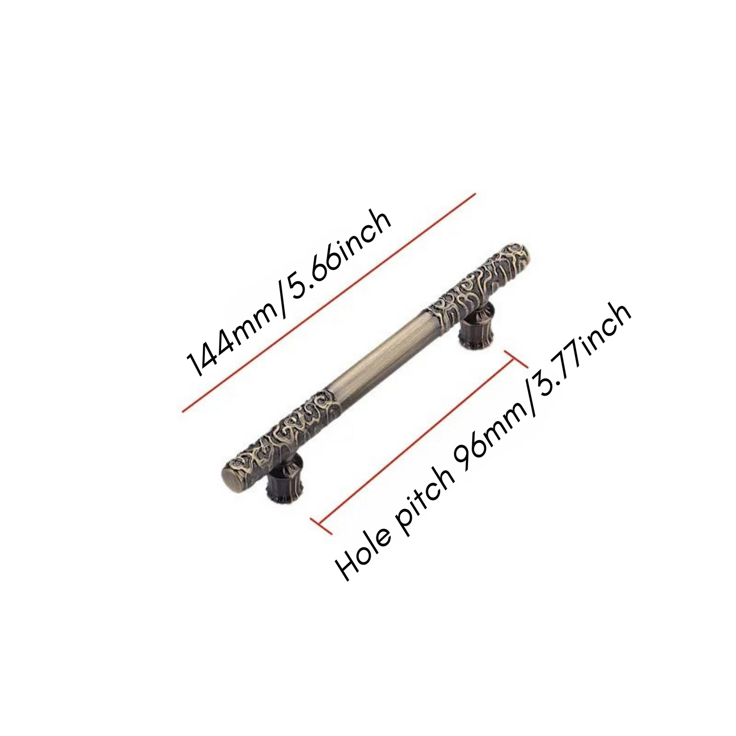 Vintage Antique Cabinet Drawer Handle and Door Knob in Chinese Style