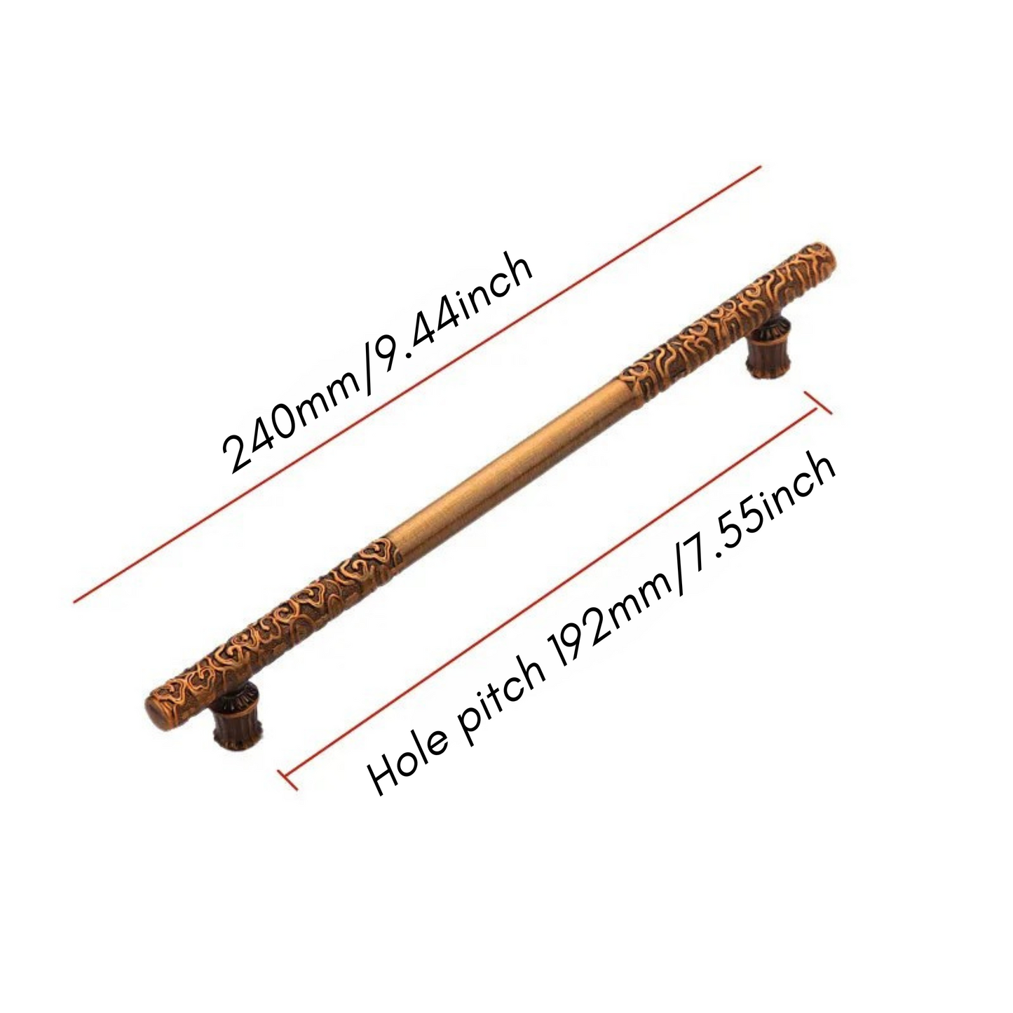 Vintage Antique Cabinet Drawer Handle and Door Knob in Chinese Style