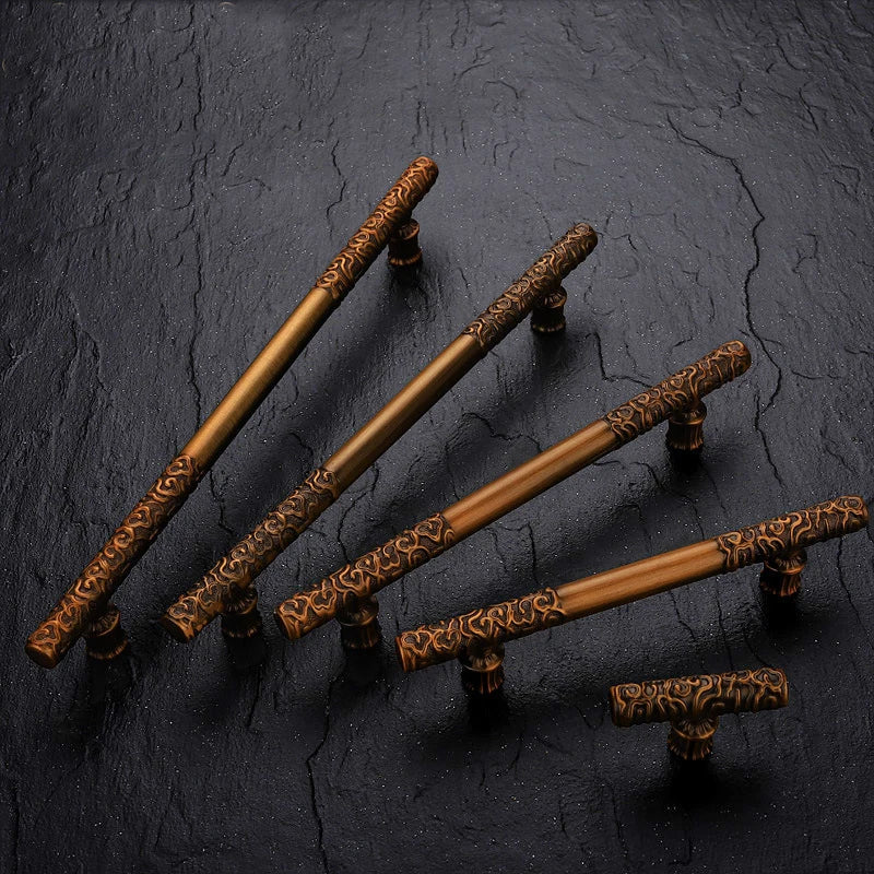 Vintage Antique Cabinet Drawer Handle and Door Knob in Chinese Style