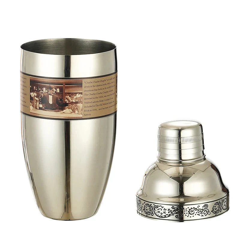 Vintage Chaplin Boston Shaker Cocktail Boston Bar Shaker Bar Tools