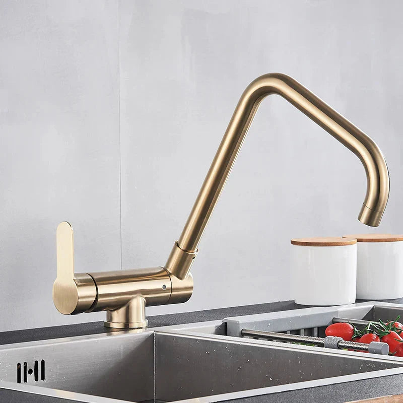 Window Folding Kitchen Faucet 360 Rotation Bathroom Sink Faucet Mixer Tap