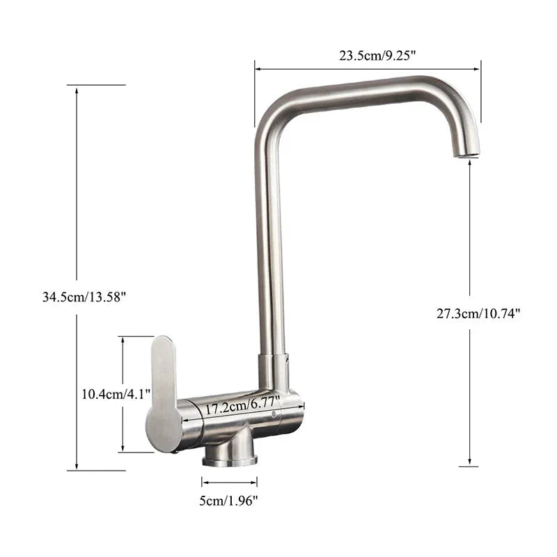 Window Folding Kitchen Faucet 360 Rotation Bathroom Sink Faucet Mixer Tap