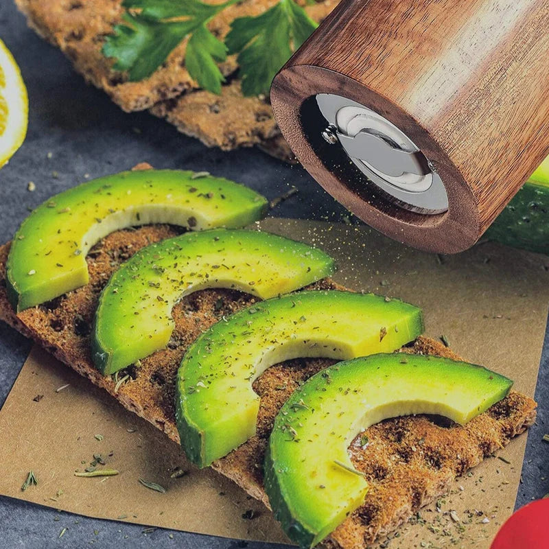 Wooden Manual Salt and Pepper Mills Grinder Kitchen Tableware Tools